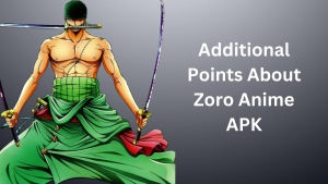 Additional Points About Zoro Anime APK